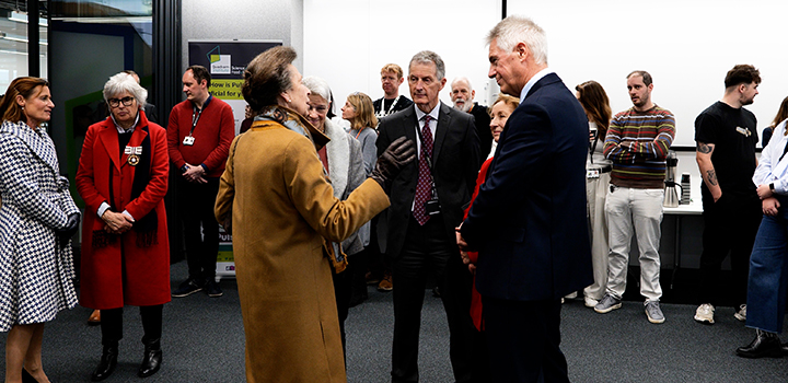 The Princess Royal visits the Quadram Institute to hear about its cutting-edge research