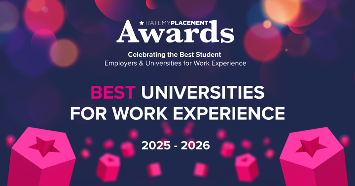 A slide that says best Universities for Work Experience