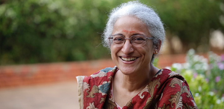 An image of Nitya Rao smiling