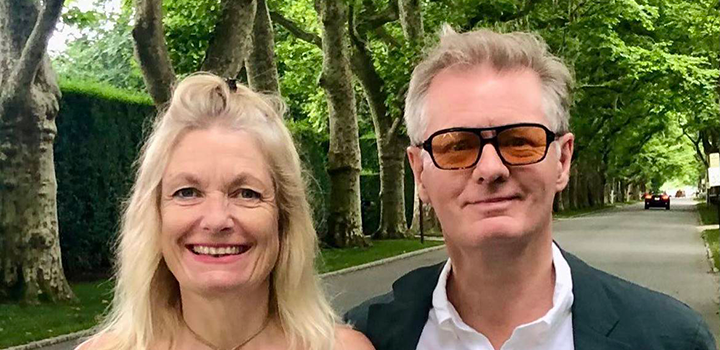 Pippa Colvin (née Clements) and Stephen Colvin