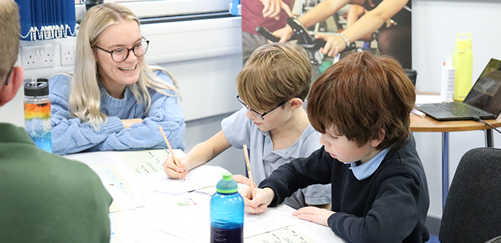 Big pluses all round for dino-themed maths outreach workshops