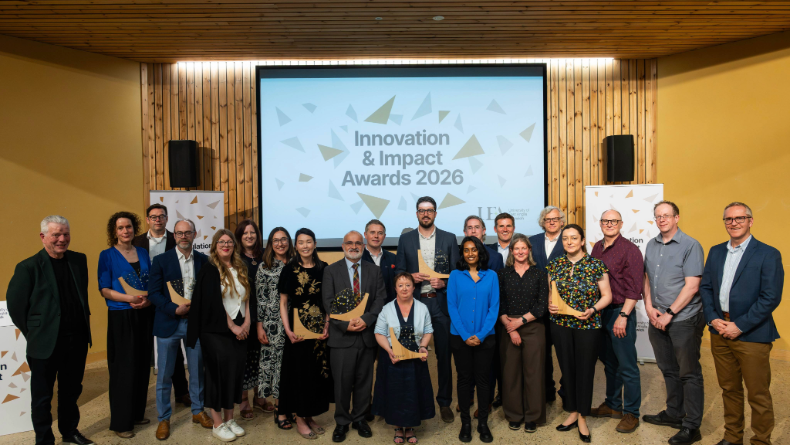 Group photo of winning projects at the 2026 Innovation and Impact Awards
