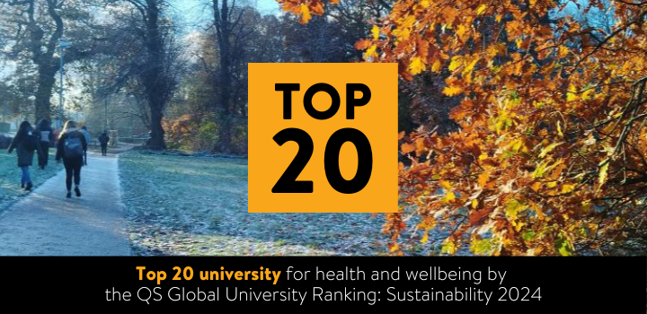 UEA lands in world’s top 20 for health and wellbeing in sustainability ranking