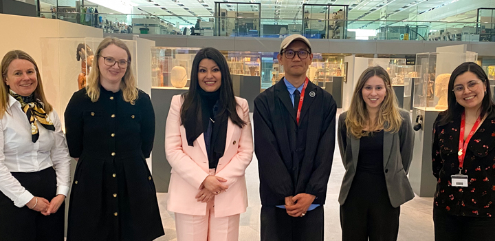 L-R: Dr Karina Aveyard; Tania Moore; Her Excellency Diana Vanegas; Ken Paranada; Andrea Ancalmo; Ximena Aguilar