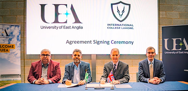 University of East Anglia announces strategic partnership with International College Lahore