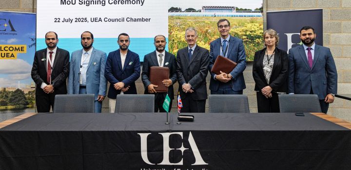 UEA and Majmaah University forge strategic partnership to advance global education and research