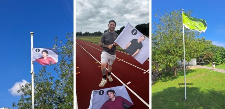 Greg James reclaims UEA and Norfolk in BBC Radio 1’s Giant Face Off – just in time for the University’s ninth Green Flag honour