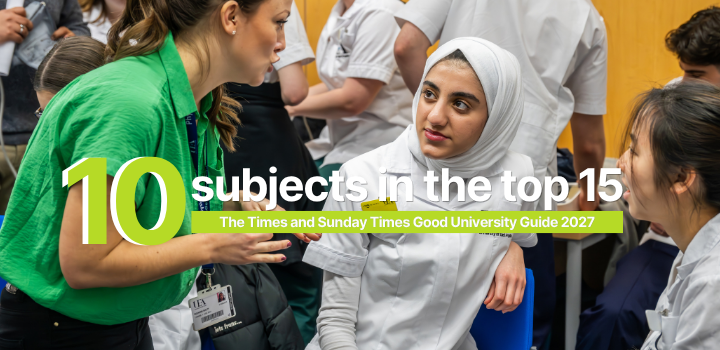 UEA celebrates strong subject performances in national rankings