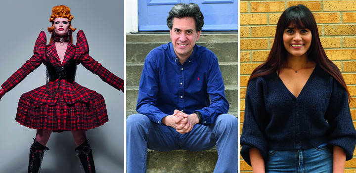 Drag icon, chart-topping podcasters and bestselling authors join UEA Live’s 30th anniversary line-up