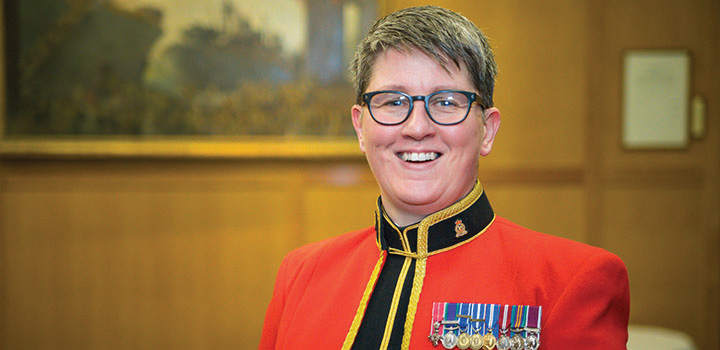 Honoured army veteran retrains to help bolster NHS