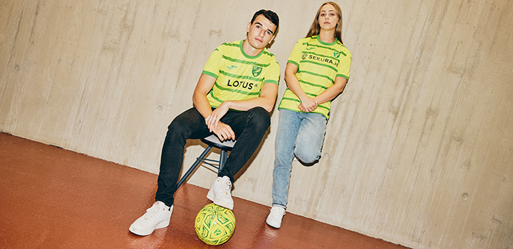 UEA campus features in new Norwich City kit launch video