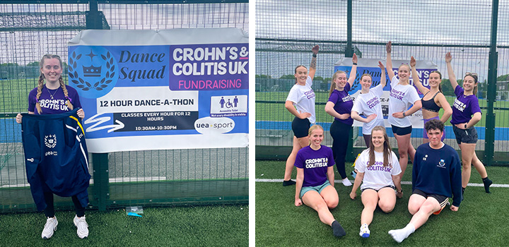 UEA Dance Squad complete 12-hour charity dance-a-thon in support of teammate’s chronic health condition