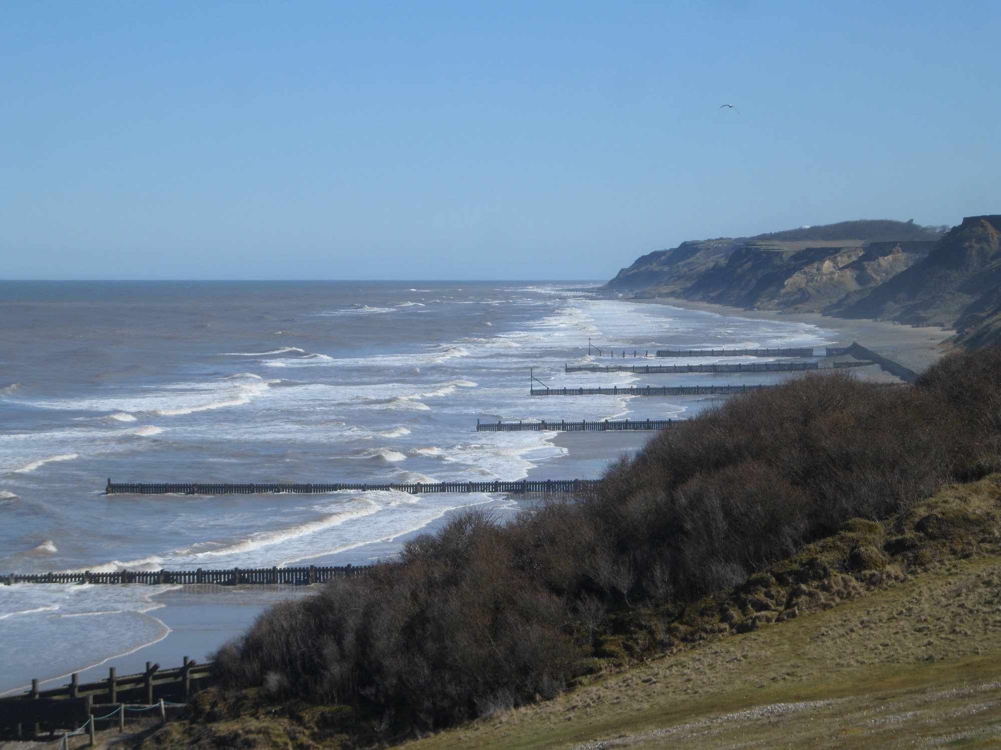 Overstrand beach towards Sidestrand and Trimingham