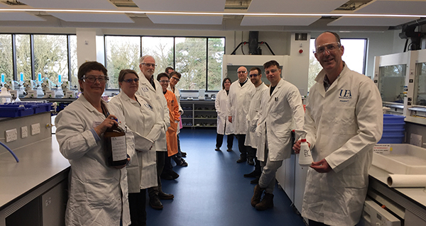 UEA lends a hand by opening up lab for sanitiser production